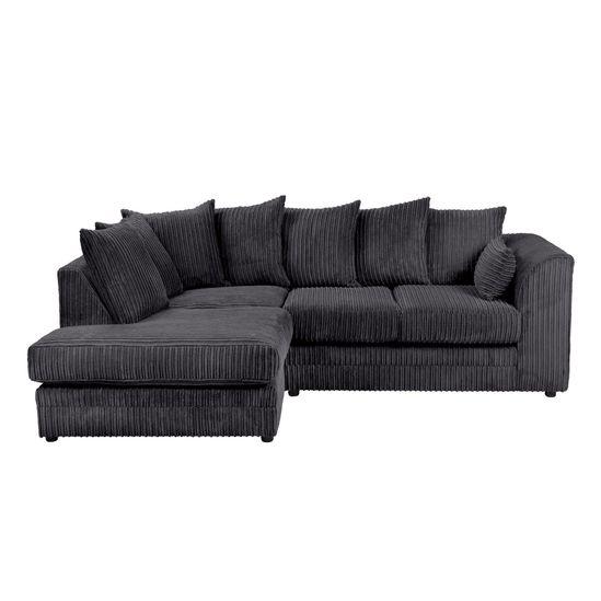 Dylan Jumbo Cord Fabric Left Hand Facing Corner Sofa